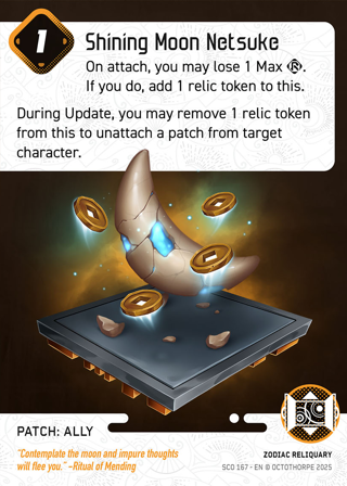 Shining Moon Netsuke