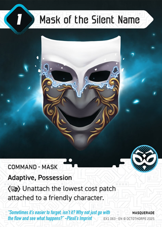 Mask Of The Silent Name